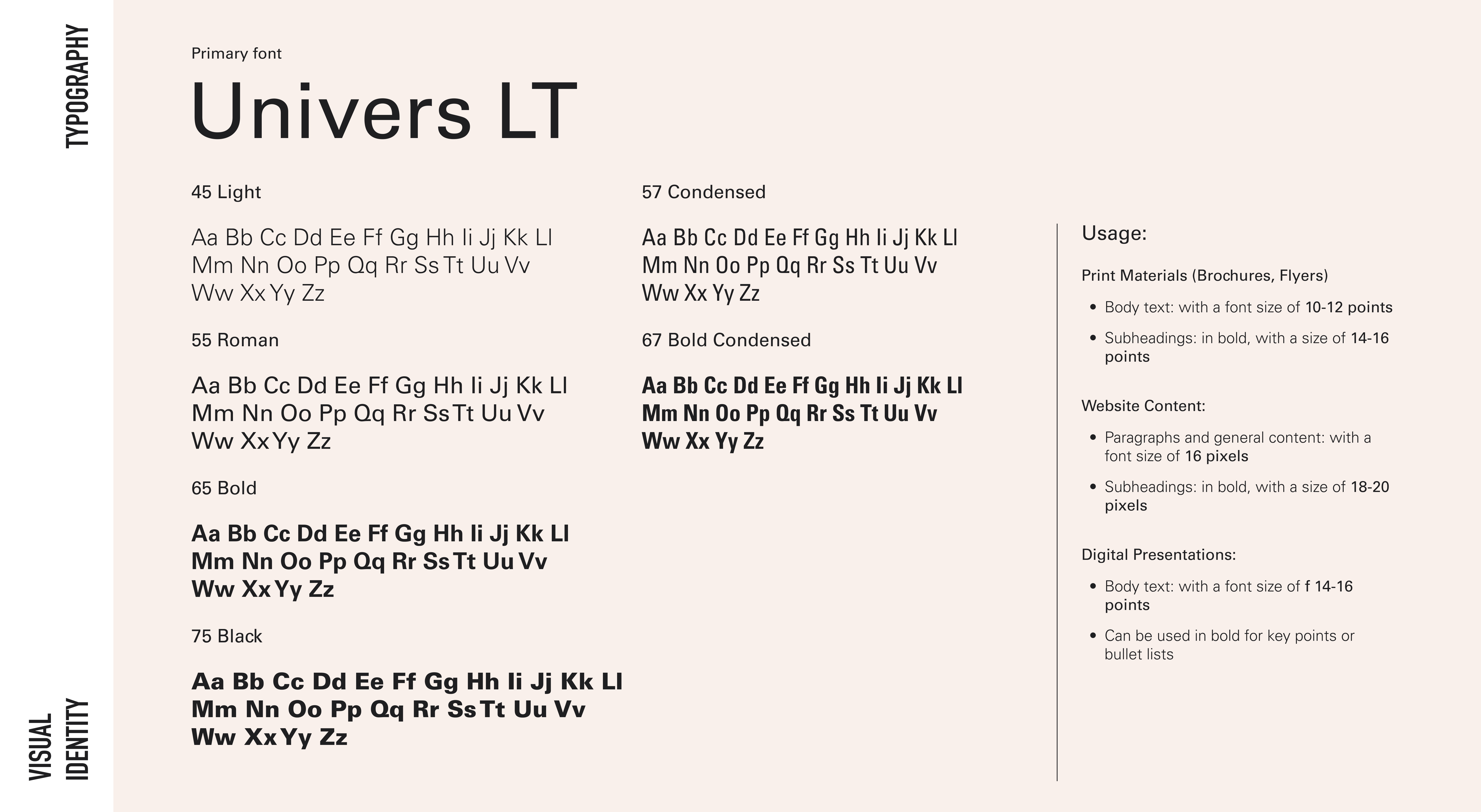 Primary Typography