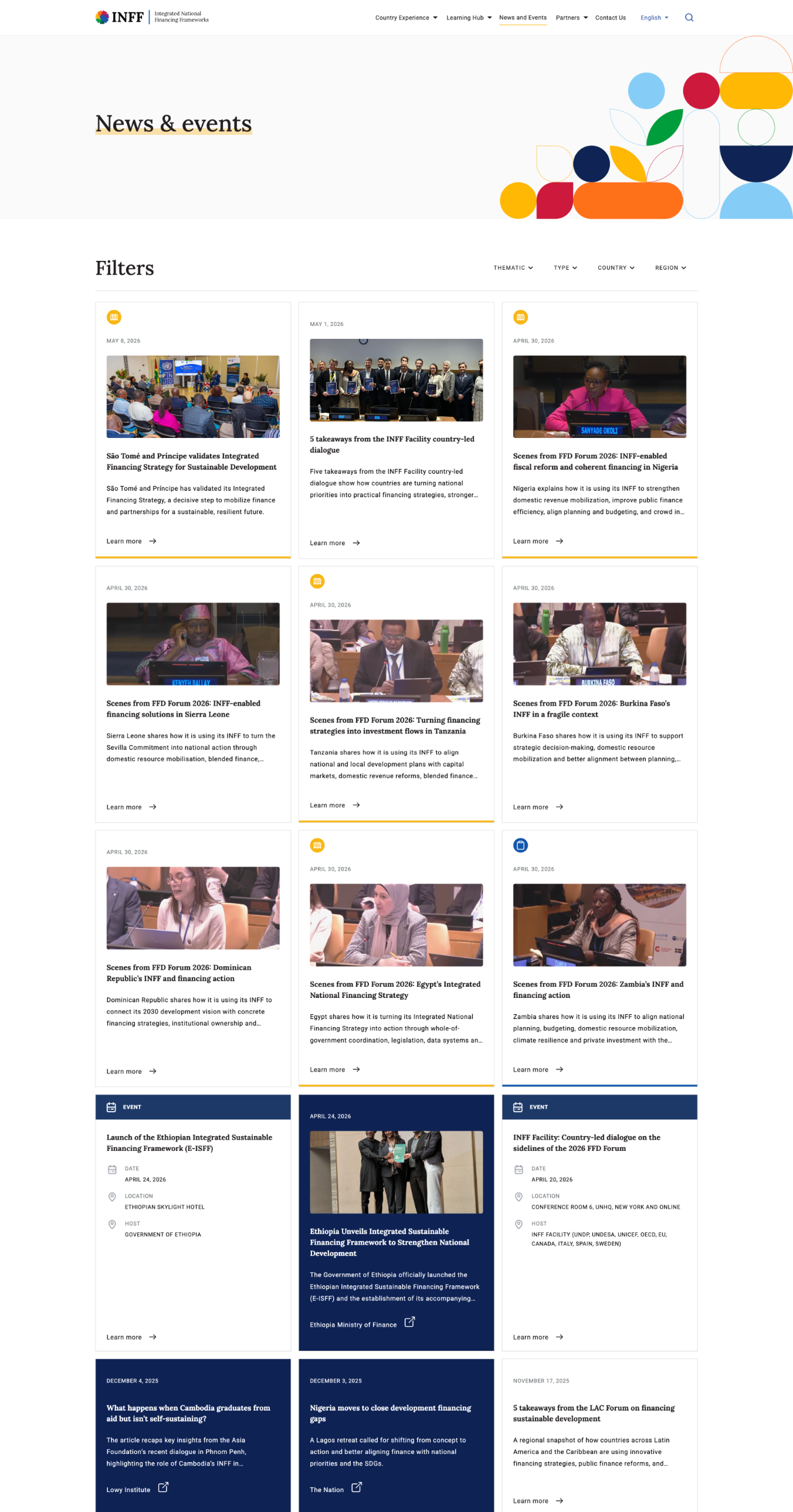 News & Events Page