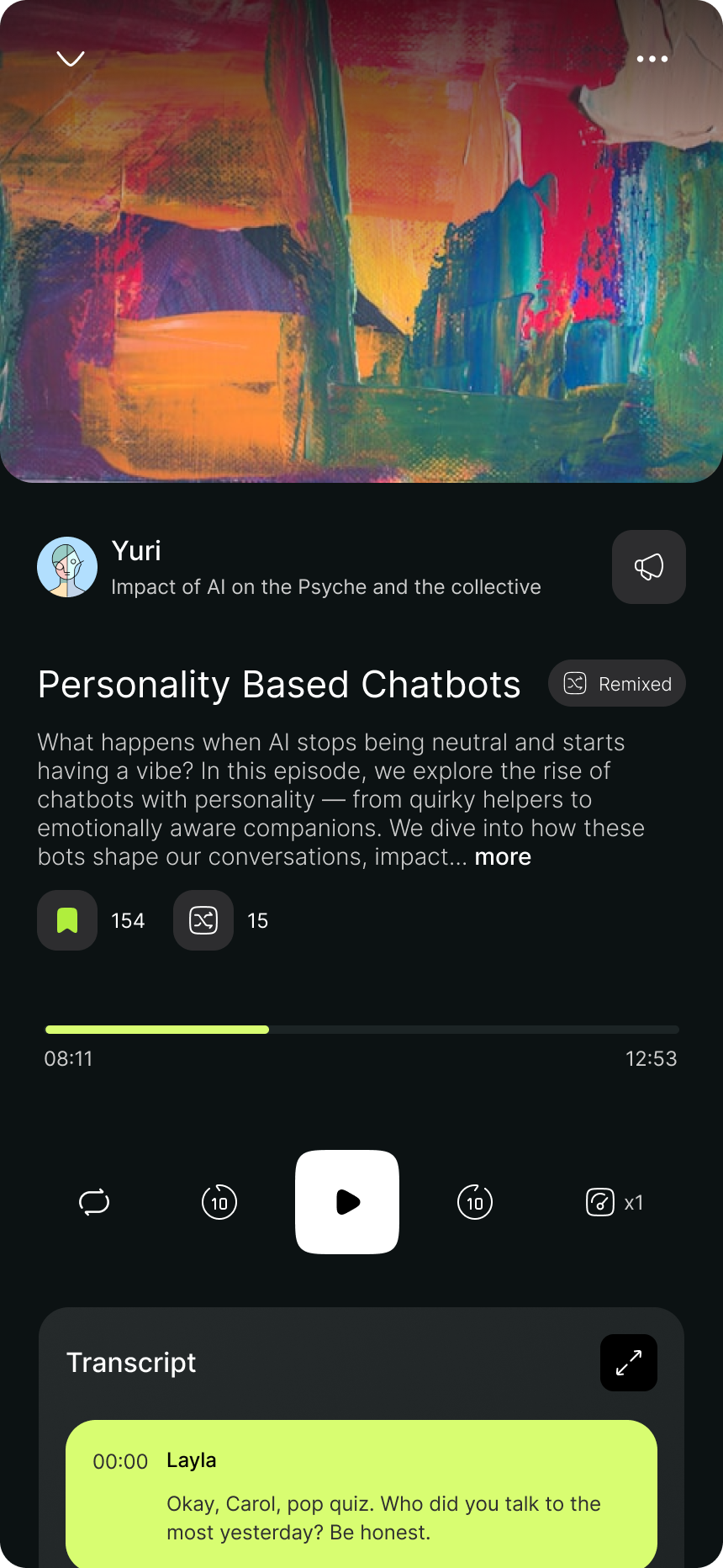 Episode Player Screen